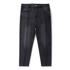 Klassische Struktur-Jeans für Herren in großen Größen