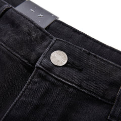 Übergröße Herren Minimalistische Straight Leg Jeans, Jeans für große Männer