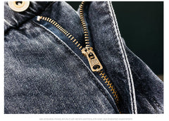 Plus Size Men's Loose Fit Straight Leg Jeans