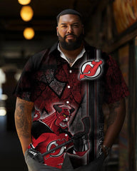 Men's Plus Size Short Sleeve Shirt