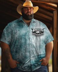 Men's Plus Size Short Sleeve Shirt