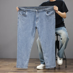 Plus size Men's Elastic Jeans