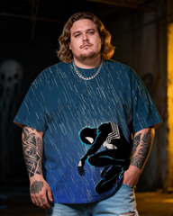 Spider Men's Plus Size Short Sleeve T-Shirt