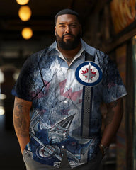 Men's Plus Size Short Sleeve Shirt