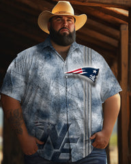 Men's Plus Size Short Sleeve Shirt