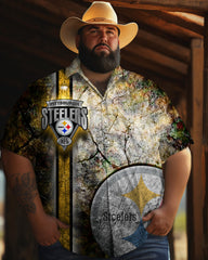 Men's Plus Size Short Sleeve Shirt