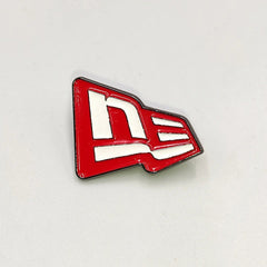 NEW ERA RED AND WHITE FLAG METAL