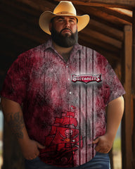 Men's Plus Size Short Sleeve Shirt
