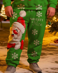 Santa Claus Men's Plus Size Hoodie