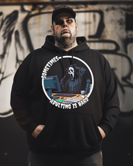 Men's Ghostface Scream Cotton Big & Tall Hoodie