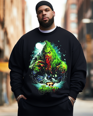 Men's The Horror Grinch Plus Size Sweatshirts