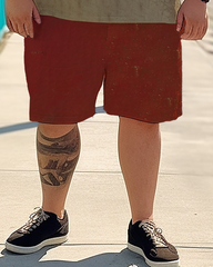 Men's Ride Free Plus Size T-Shirt & Short