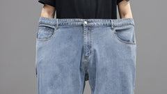 Plus size Men's Elastic Jeans