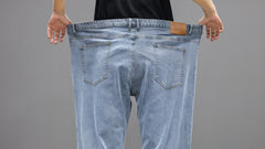 Plus size Men's Elastic Jeans