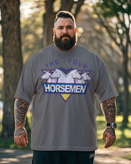 Men's The Four Horsemen Plus Size Short Sleeve T-Shirt