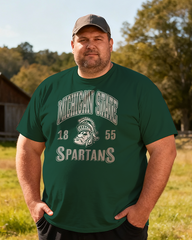 Michigan State Spartans Men's Big & Tall Short Sleeve T-Shirt