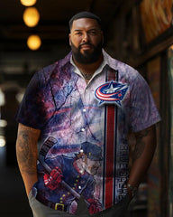 Men's Plus Size Short Sleeve Shirt