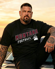 Montana Griz Men's Plus Size Short Sleeve T-Shirt