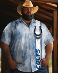 Men's Plus Size Short Sleeve Shirt