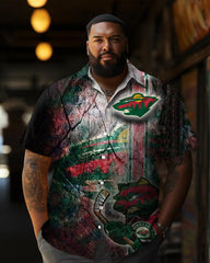 Men's Plus Size Short Sleeve Shirt