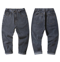 Lockere Jeans für Herren in Übergröße, Harlan-Jeans, gerade Jeans, Knöcheljeans, weites Bein, Dad-Jeans