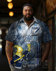 Men's Plus Size Short Sleeve Shirt