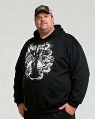 ABORTED Men's Cotton Big & Tall Hoodie