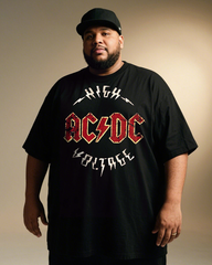 AC/DC Men's Plus Size Short Sleeve T-Shirt
