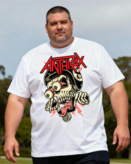 ANTHRAX Men's Cotton Big & Tall T-shirt