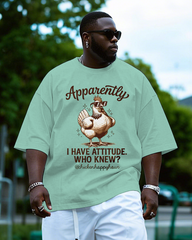 Apparently I have Attitude Men's Big & Tall Short Sleeve T-Shirt