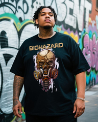 BIOHAZARD Art Men's Cotton Big & Tall T-shirt