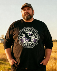 BLACK SABBATH Men's Big & Tall Long Sleeve Cotton T-Shirt