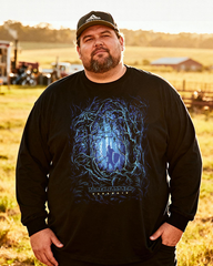 BLACK SABBATH Men's Big & Tall Long Sleeve Cotton T-Shirt