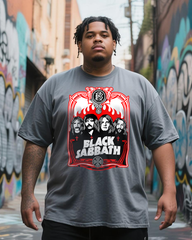BLACK SABBATH Men's Cotton Big & Tall T-shirt