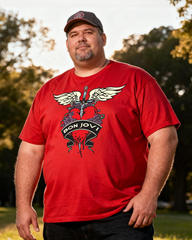 BON JOVI Men's Cotton Big & Tall T-shirt