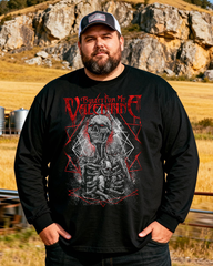 BULLET FOR MY VALENTINE Men's Big & Tall Long Sleeve Cotton T-Shirt