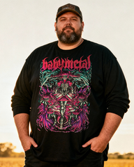 Baby Metal Men's Big & Tall Long Sleeve Cotton T-Shirt