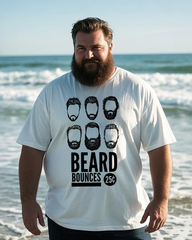 Beard Bounces Men's Plus Size Short Sleeve T-Shirt