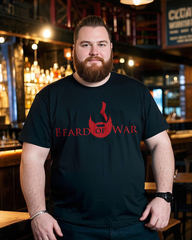 Beard of War Men's Plus Size Short Sleeve T-Shirt