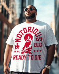 Men's Biggie Graphic Plus Size Short Sleeve T-Shirt