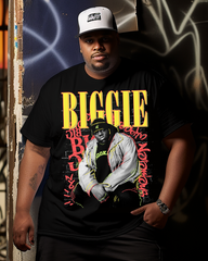 Men's Biggie Graphic Plus Size Short Sleeve T-Shirt
