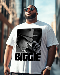 Men's Biggie Graphic Plus Size Short Sleeve T-Shirt