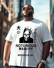 Men's Biggie Graphic Plus Size Short Sleeve T-Shirt