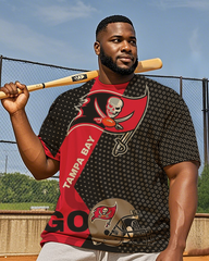 Buccaneers Men's Plus Size Short Sleeve T-Shirt