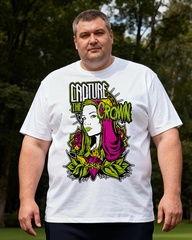 CAPTURE THE CROWN Men's Cotton Big & Tall T-shirt