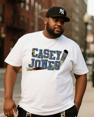 CASEY JONES Men's 100% Cotton Big & Tall T-Shirt