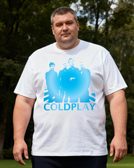COLDPLAY Men's Cotton Big & Tall T-shirt
