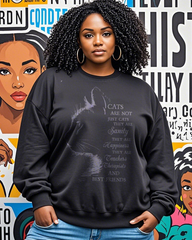 Sweat-shirts grande taille pour femmes avec chats