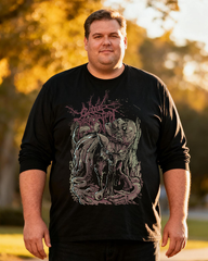 Cattle Decapitation Men's Big & Tall Long Sleeve Cotton T-Shirt