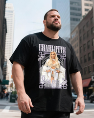 WWE Charlotte Flair Men's Big & Tall Short Sleeve T-Shirt